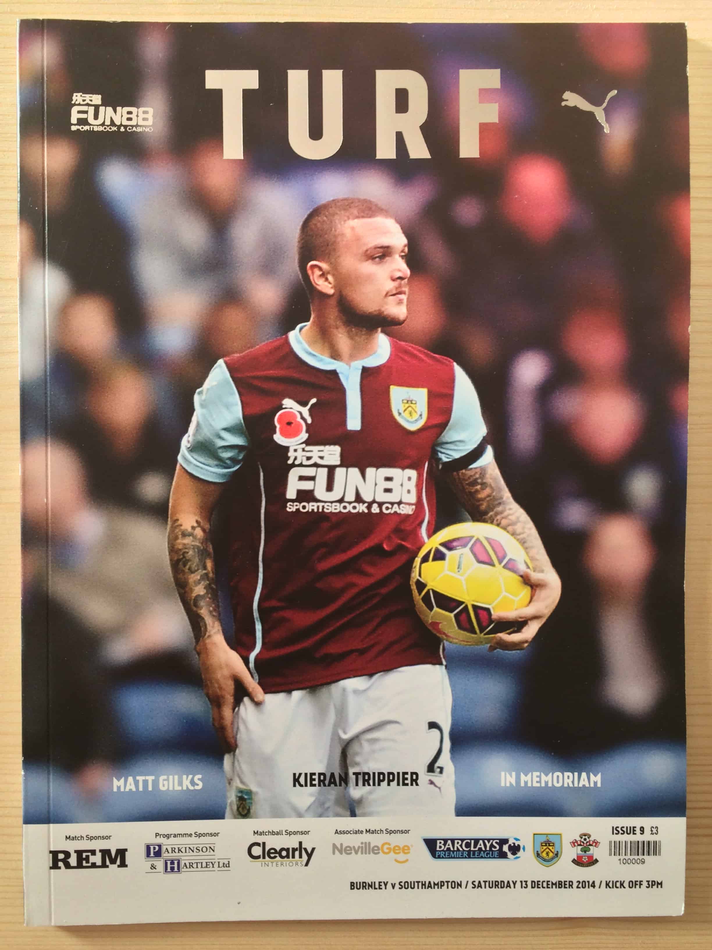 Burnley FC v Southampton FC